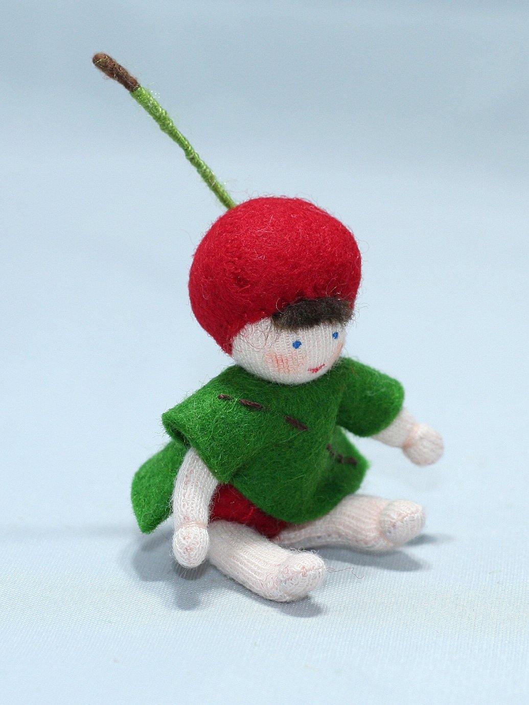 Ambrosius Cherry Baby Fata Waldorf feltro 7 cm