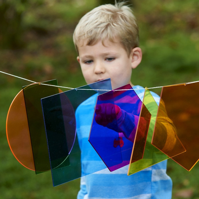 TickiT Colour Mixing Shapes Jumbo Forme Traslucide 6 Pezzi