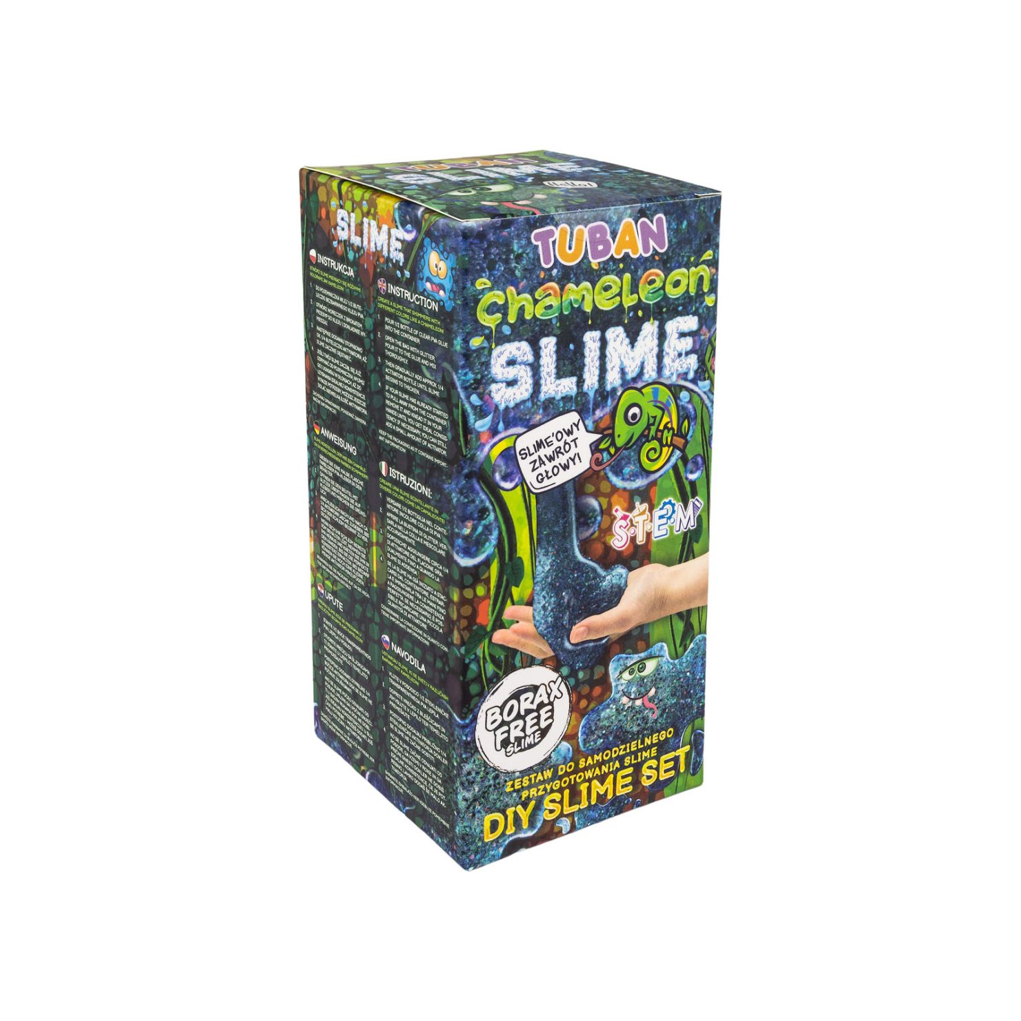 Tuban Chameleon kit slime fai da te glitter minerali