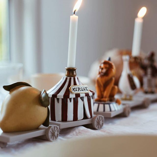 Goki Set 10 candele compleanno bianche cera 10 cm