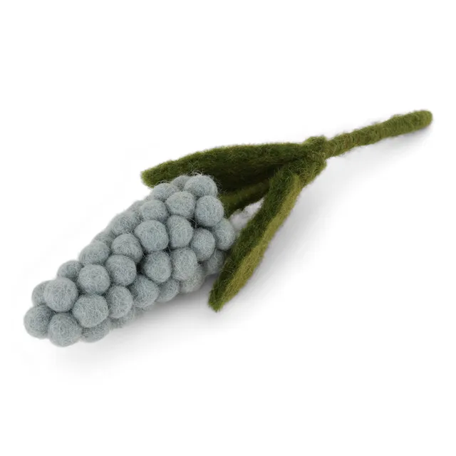 Gry & Sif giacinto blu polvere fiore lana feltro