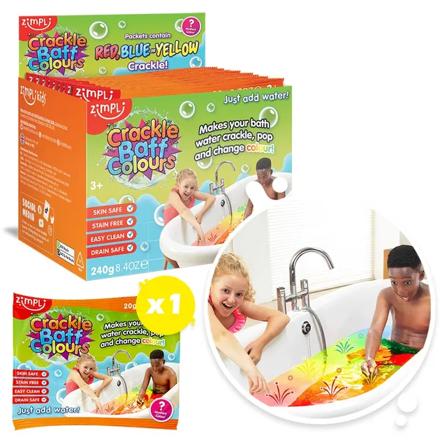Zimpli Kids Crackle Baff polvere bagno bustina scoppiettante
