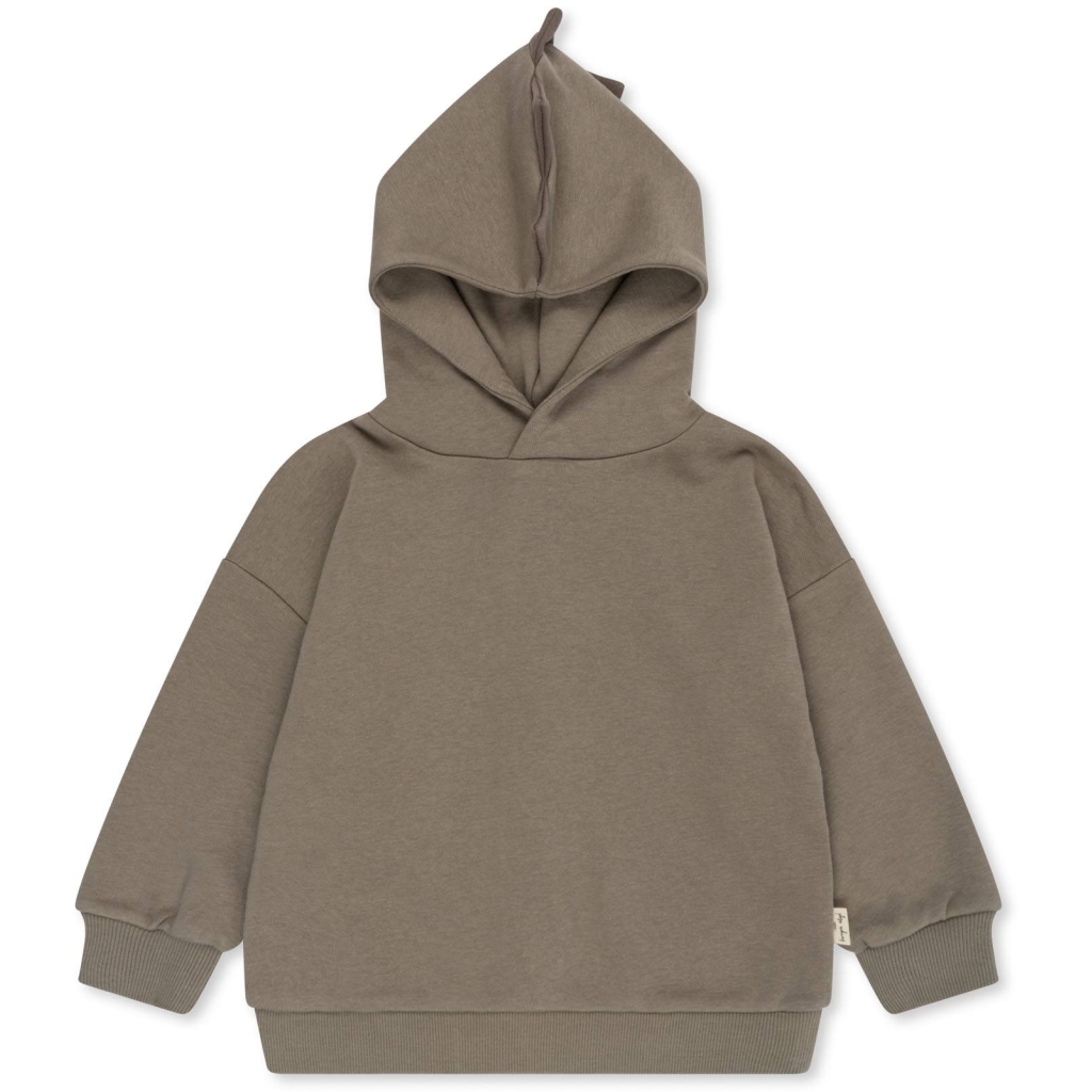 Konges Sløjd Lou felpa cotone drago con cappuccio
