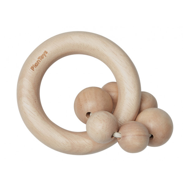 PlanToys Natural Anello Sonaglio sonaglio legno neonato