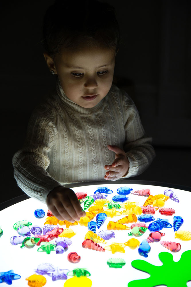 TickiT Conchiglie Tattili set 72 pezzi arcobaleno