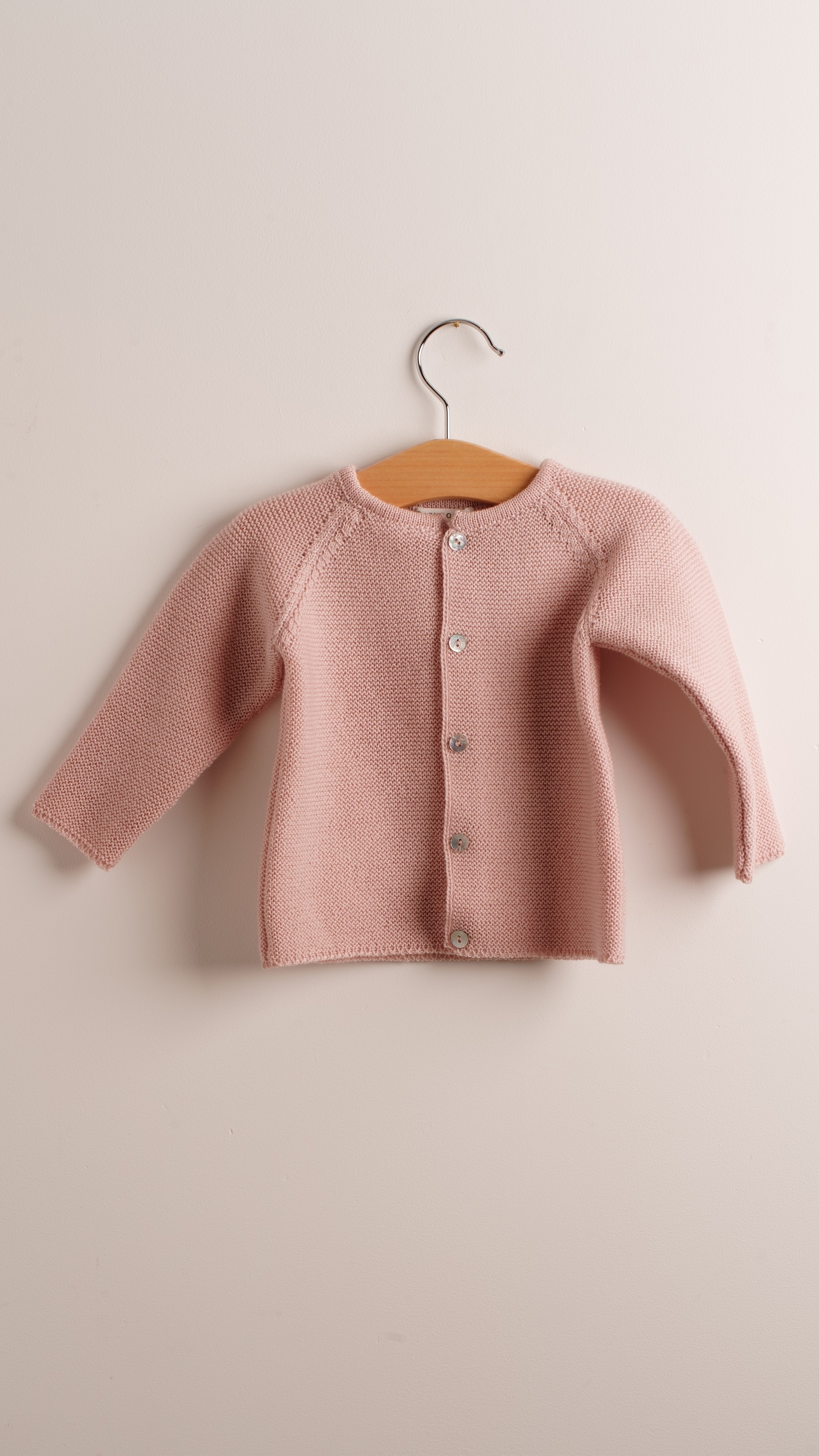 Babyhood Merino Giacca Neonato Rosa Lana Merino
