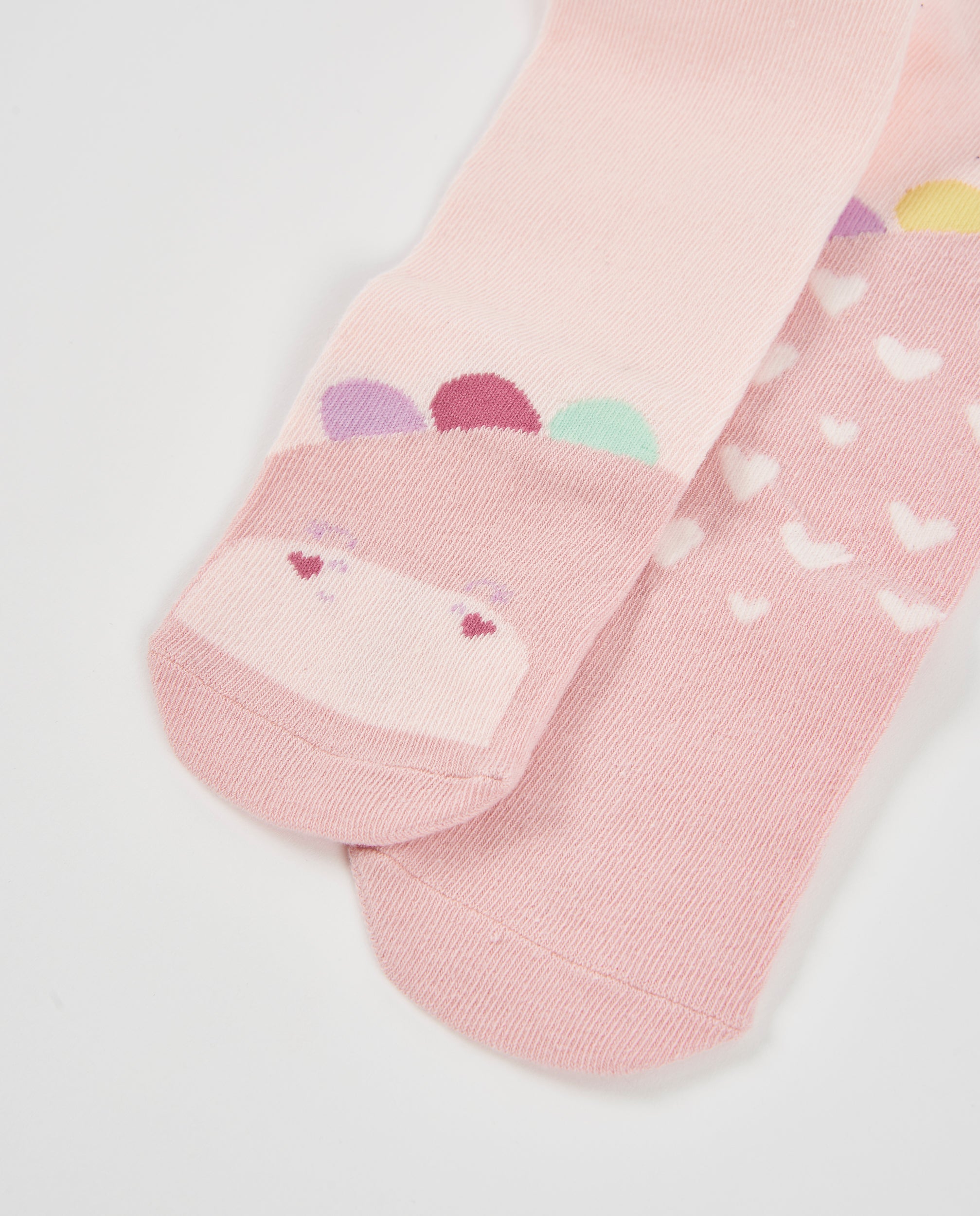 Tuc Tuc collant neonata rosa dinosauro cotone