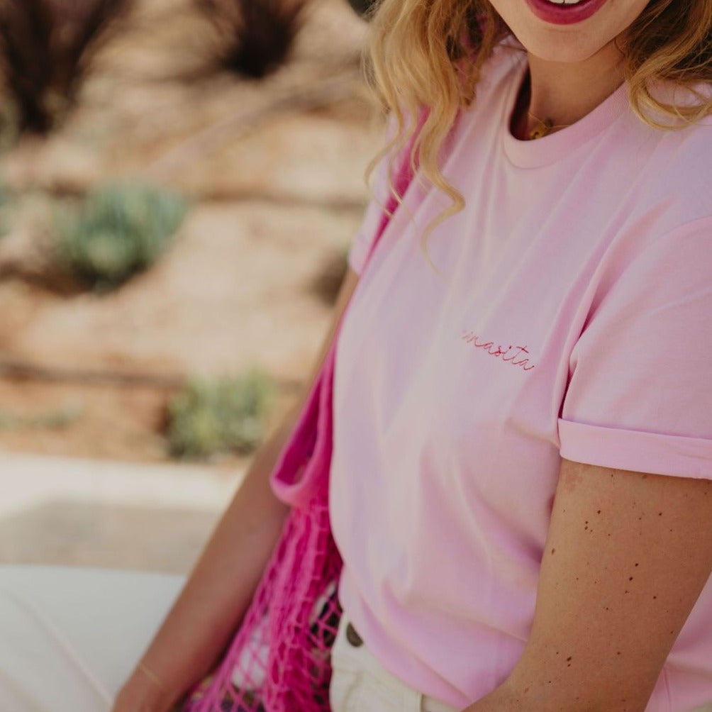 Ella and Rapha MAMASITA t-shirt donna rosa in cotone