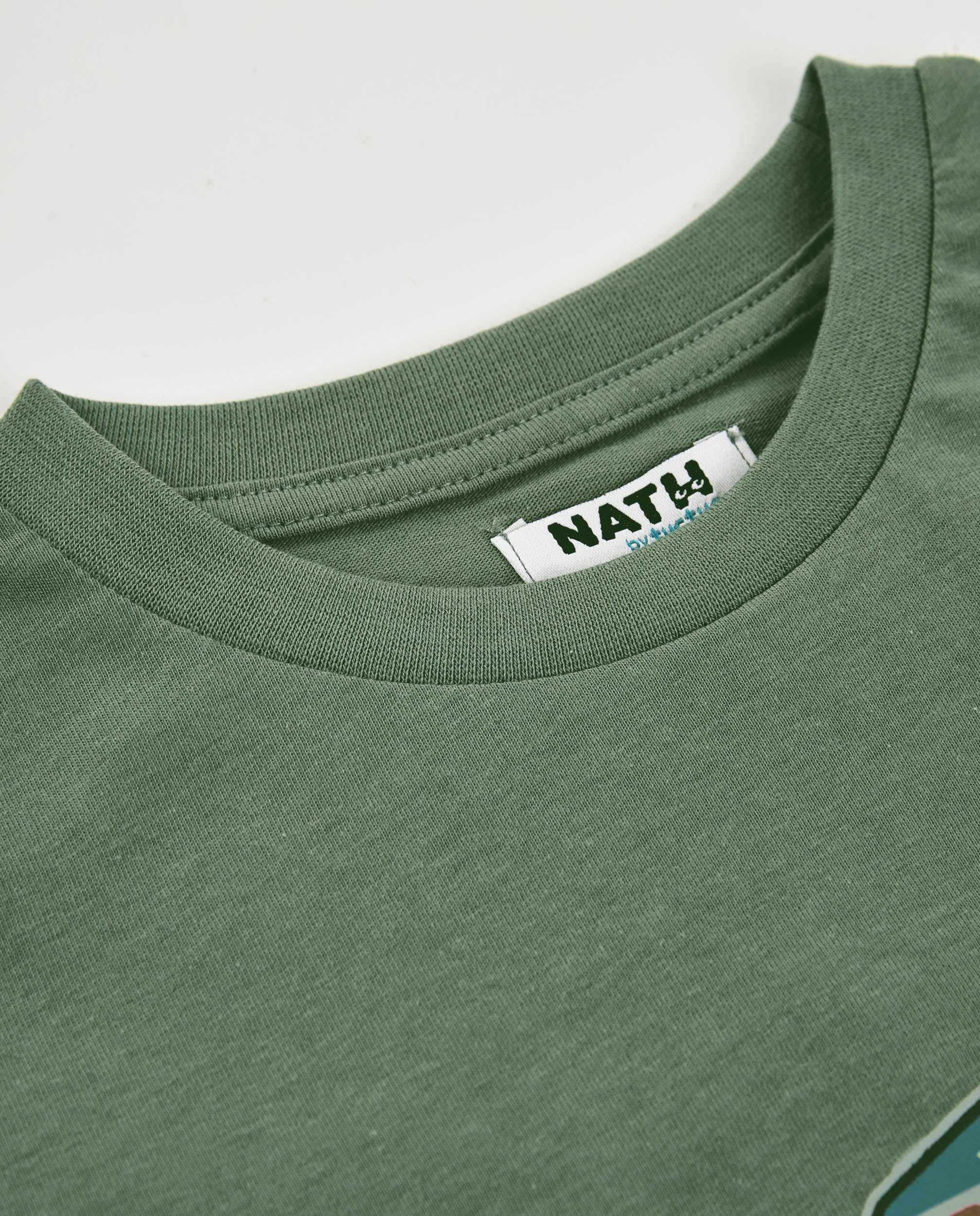 Tuc Tuc T-shirt bimbo verde patch jersey