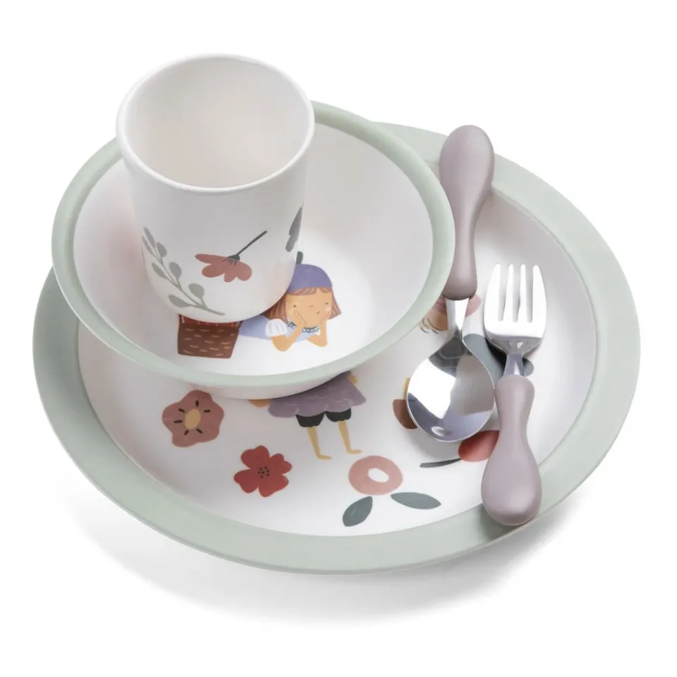 Sebra Pixie Land set pappa 5 pezzi in melamina