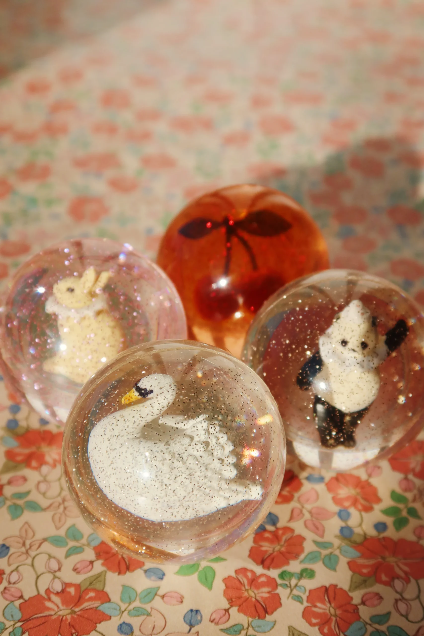 Konges Slojd Palla Rimbalzina Glitter con Personaggio 3D
