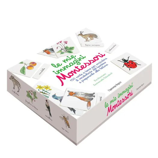 L'Ippocampo Le mie immagini Montessori carte 150 pezzi