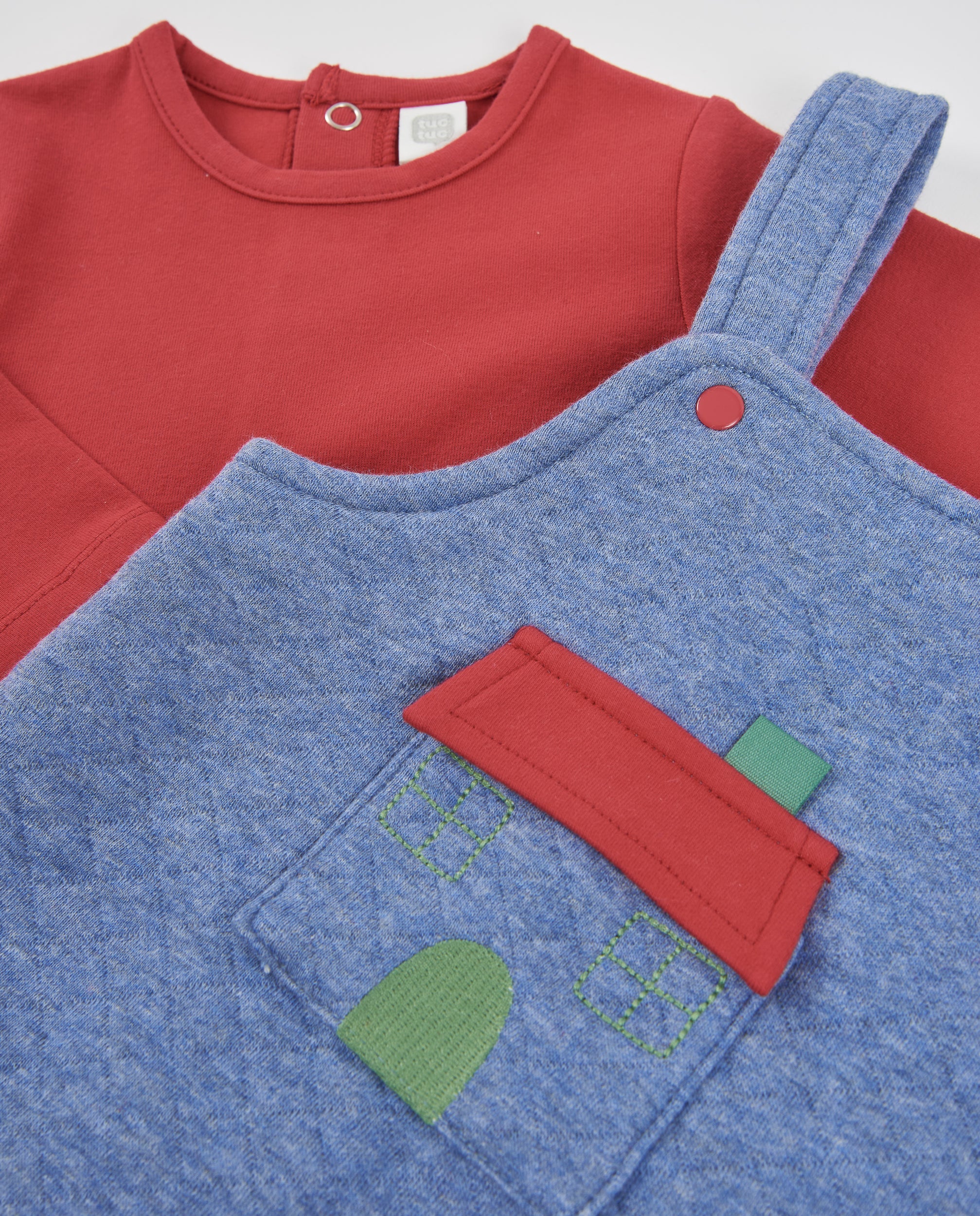 Tuc Tuc Completo Neonato Pagliaccetto + Maglia Blu