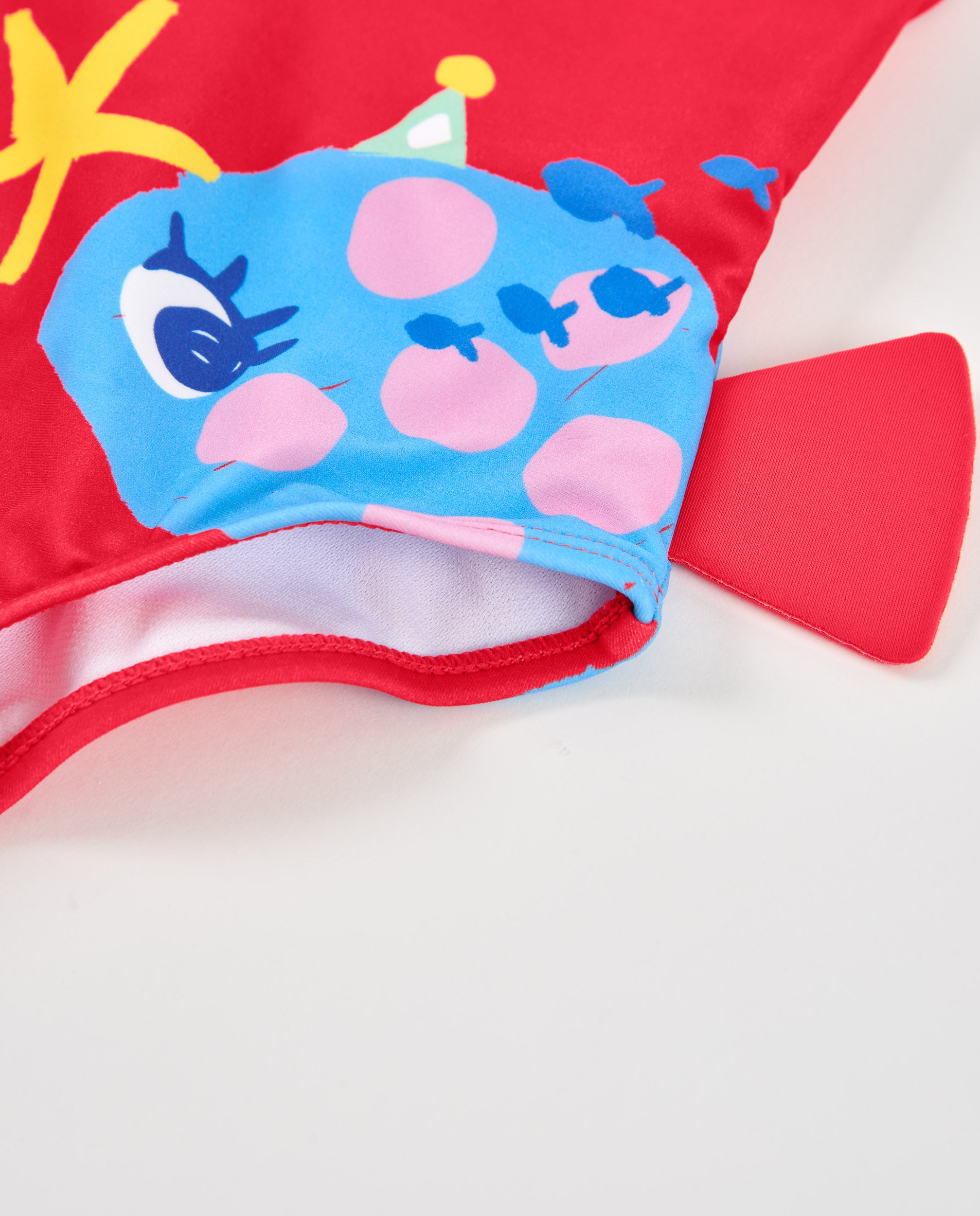 Tuc Tuc costume intero bambina rosso fiocco schiena incrociata