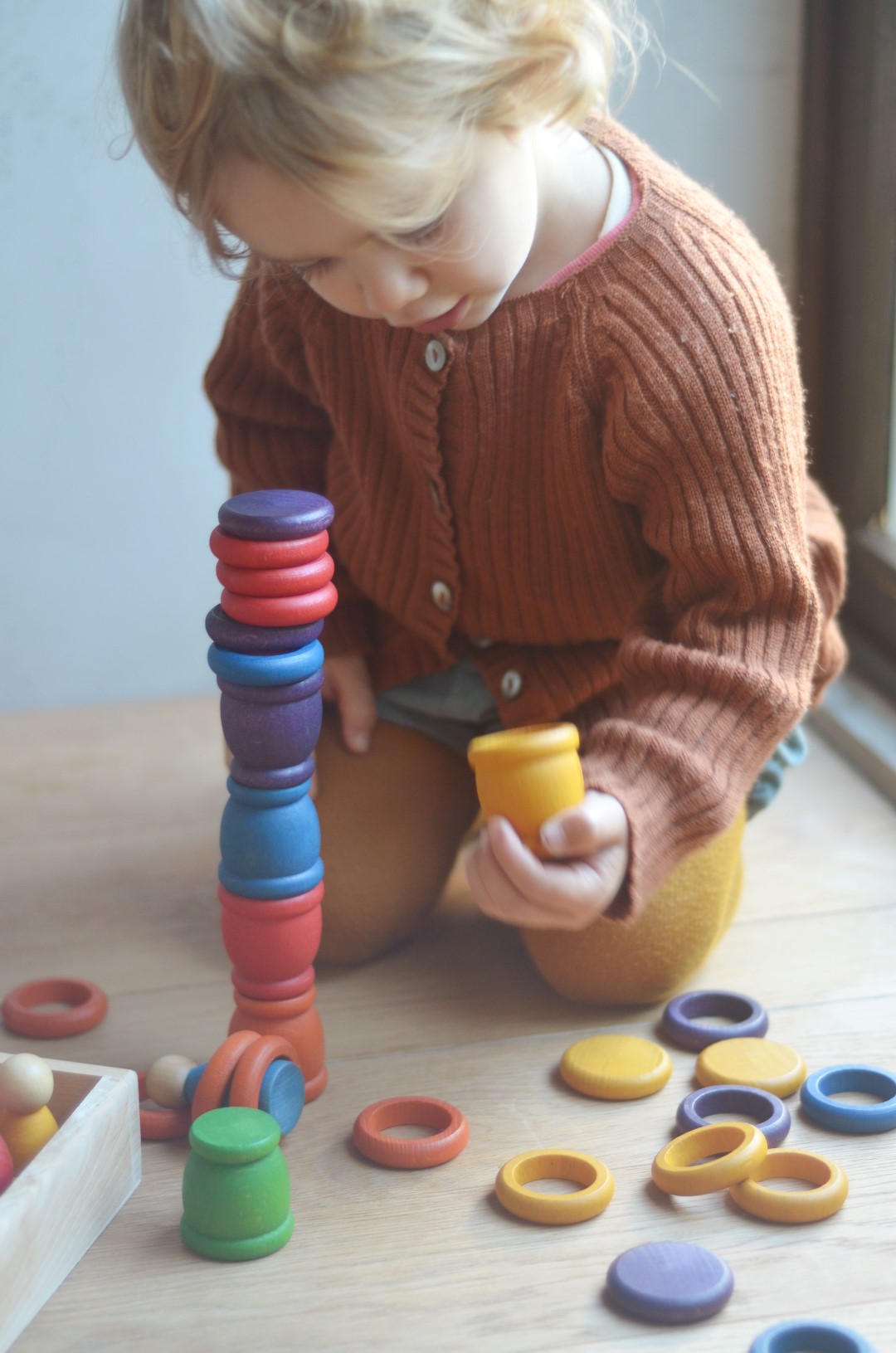 Grapat Starter Set gioco montessori in legno 67 pezzi