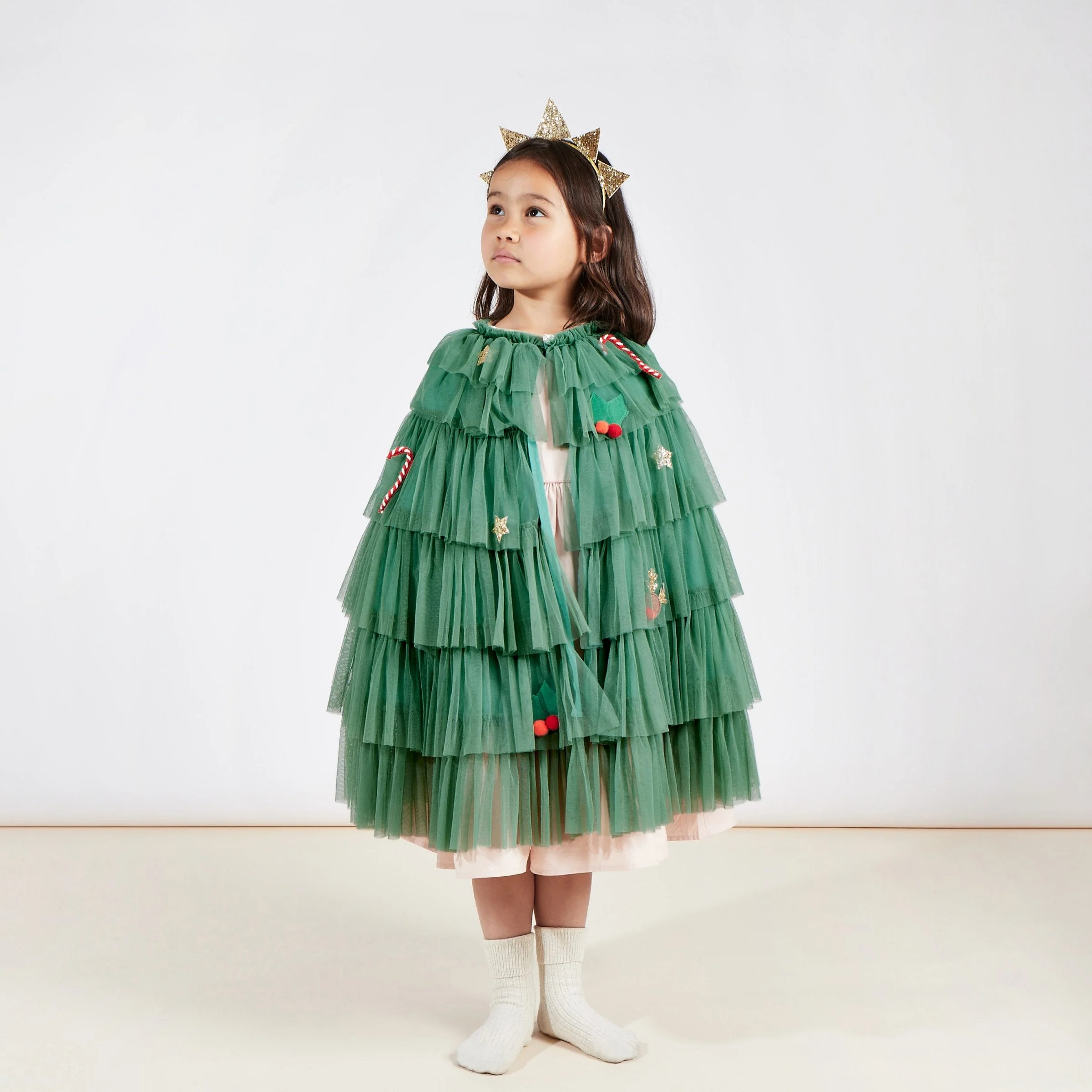 Meri Meri Christmas Tree mantello tulle 3-6 anni