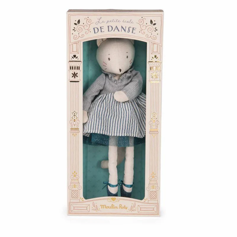 Moulin Roty Ecole de Dance gatto Celestina 40 cm stoffa