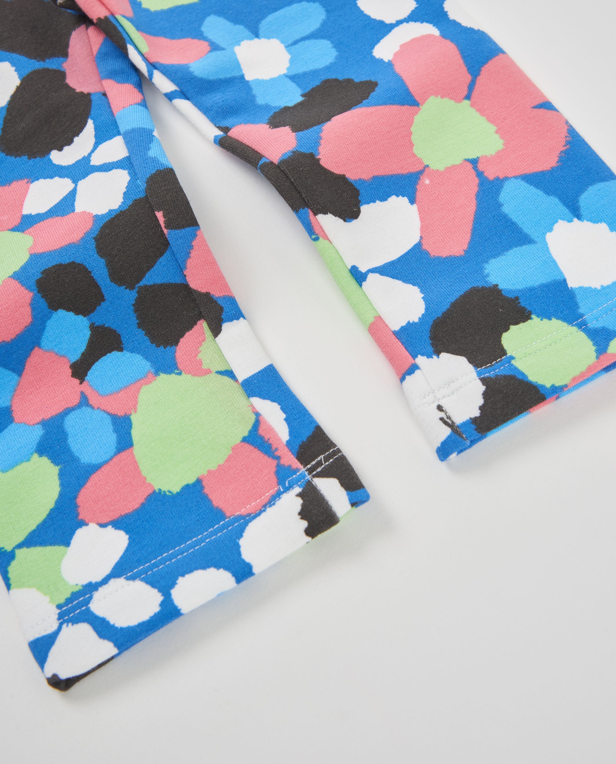 Tuc Tuc Polar Friends leggings bambina blu fiori felpati