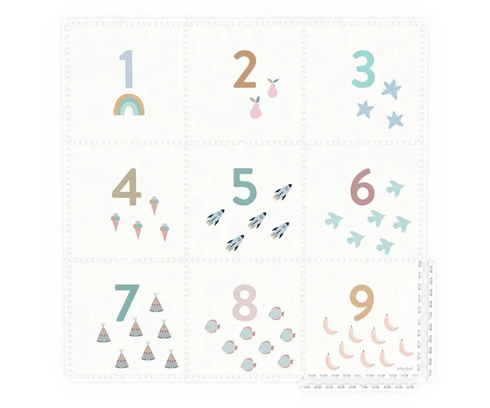 Play&Go Playmat Numbers tappeto puzzle 180x180 cm