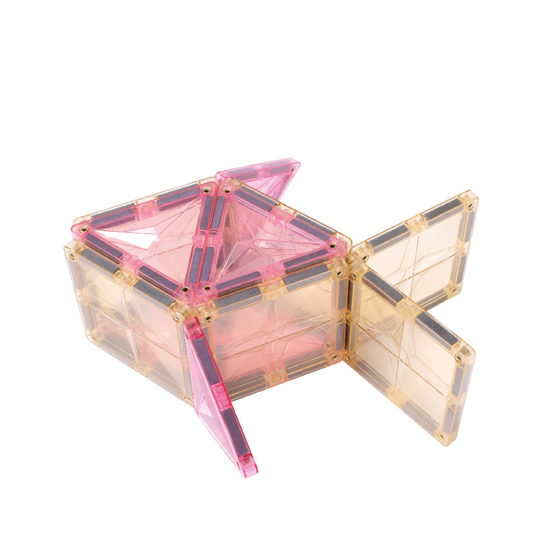 Cleverclixx Pastel costruzioni magnetiche 36 pezzi pastello
