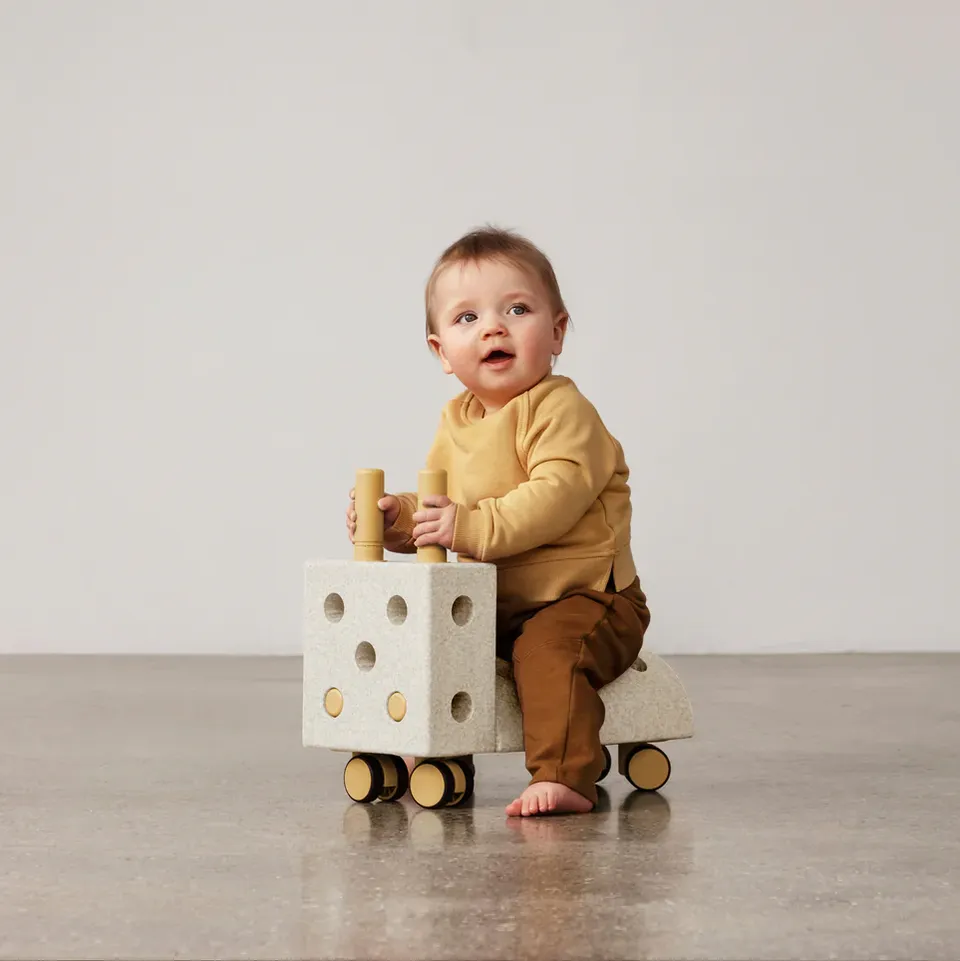 MODU Tiny Ride Sand-Honey cavalcabile blocchi 10 pezzi