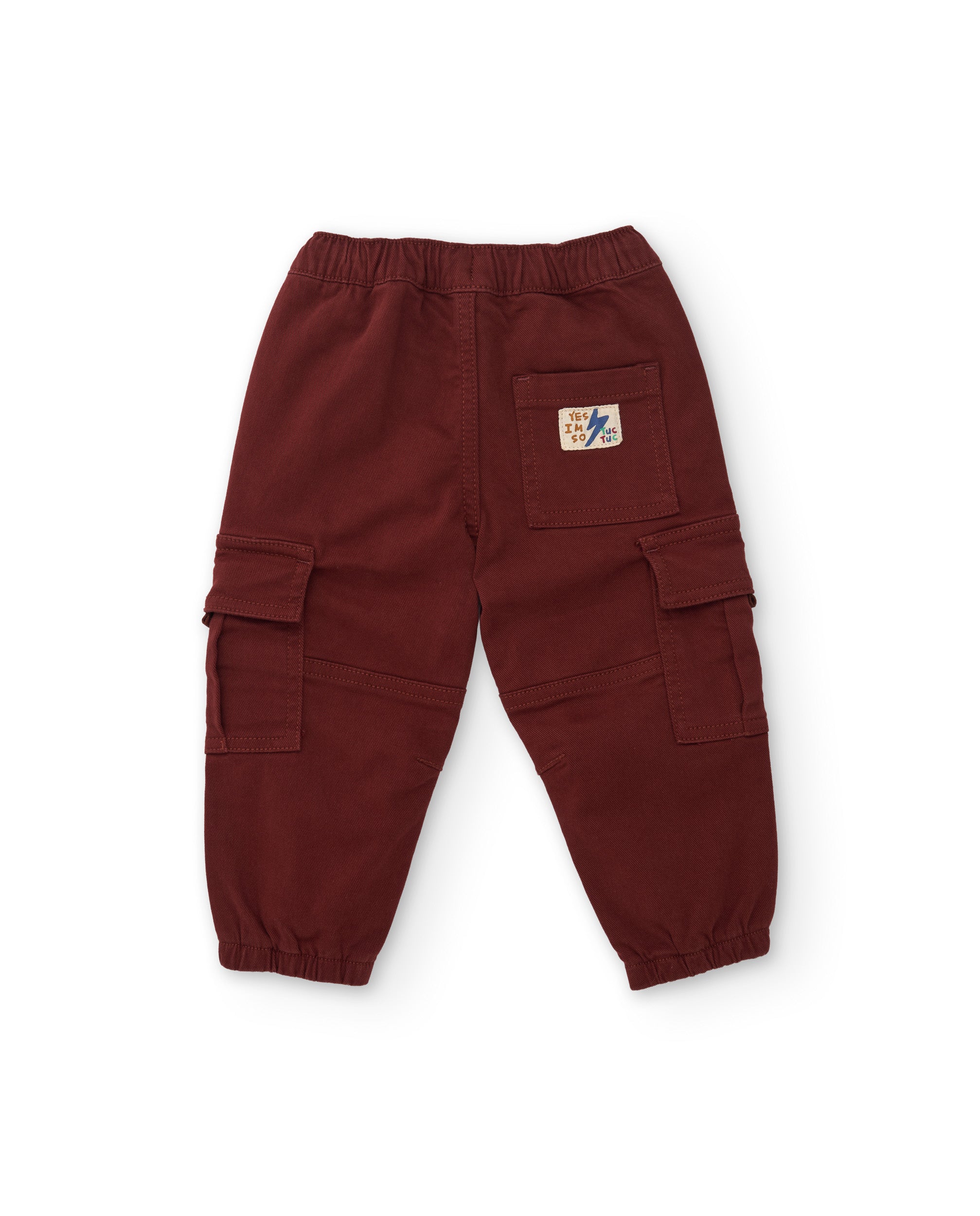 Tuc Tuc Pantaloni cargo bambino bordeaux tasche