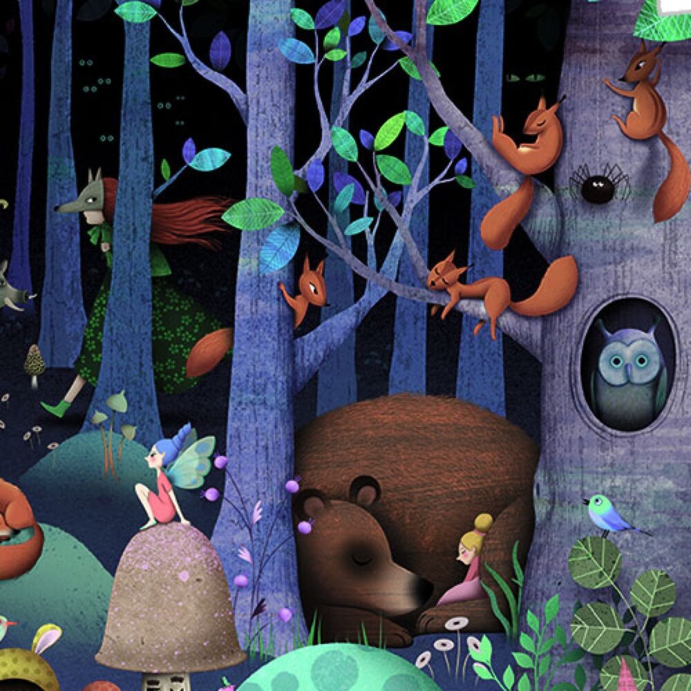 Djeco Foresta Incantata puzzle osservazione 100 pezzi