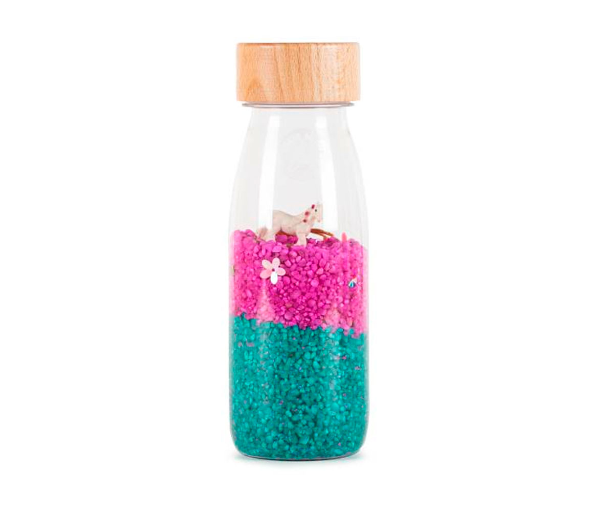 Petit Boum Baby Calm Bottle Unicorn bottiglia sensoriale