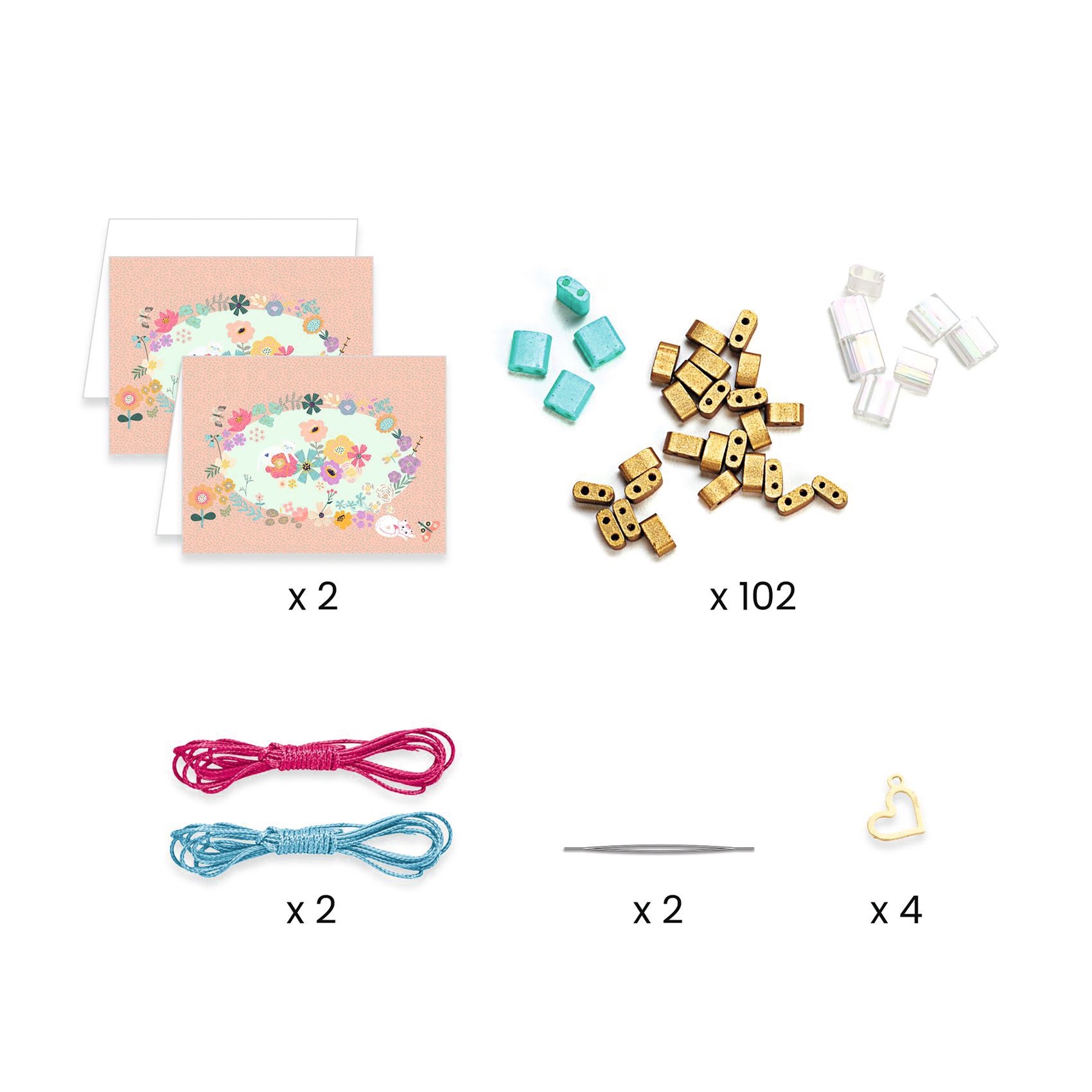 Djeco You&Me Flower kit braccialetti 2 pezzi