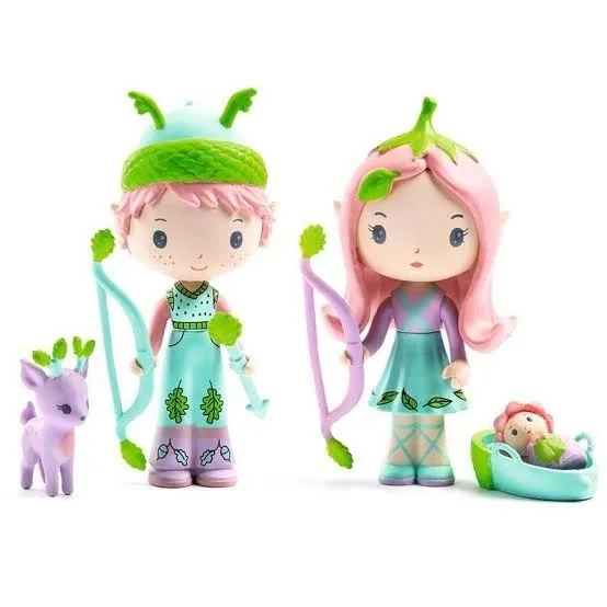 Djeco Tinyly Lily e Sylvestre figure vinile 2 pezzi