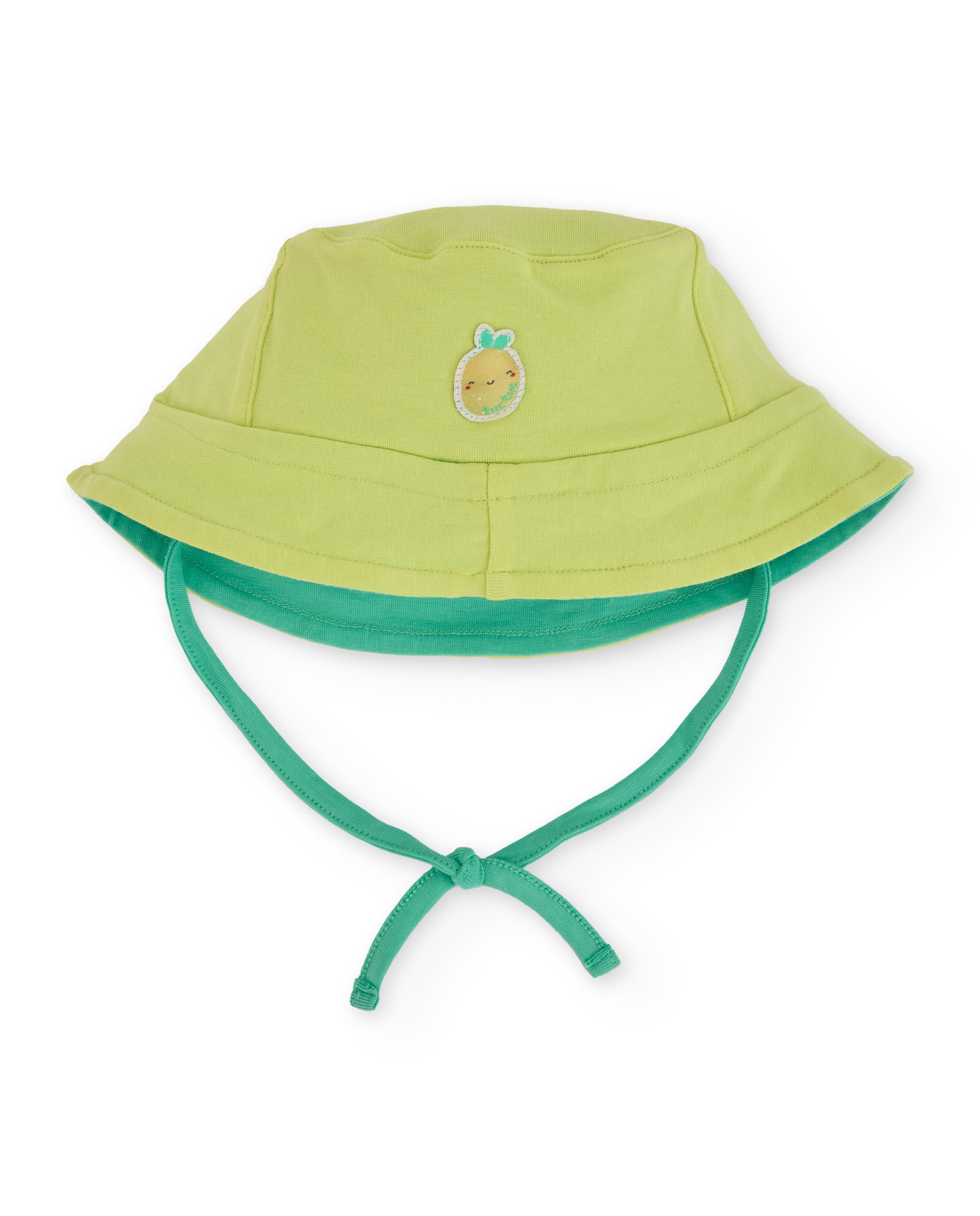 Tuc Tuc cappello neonato verde maglina con laccetti
