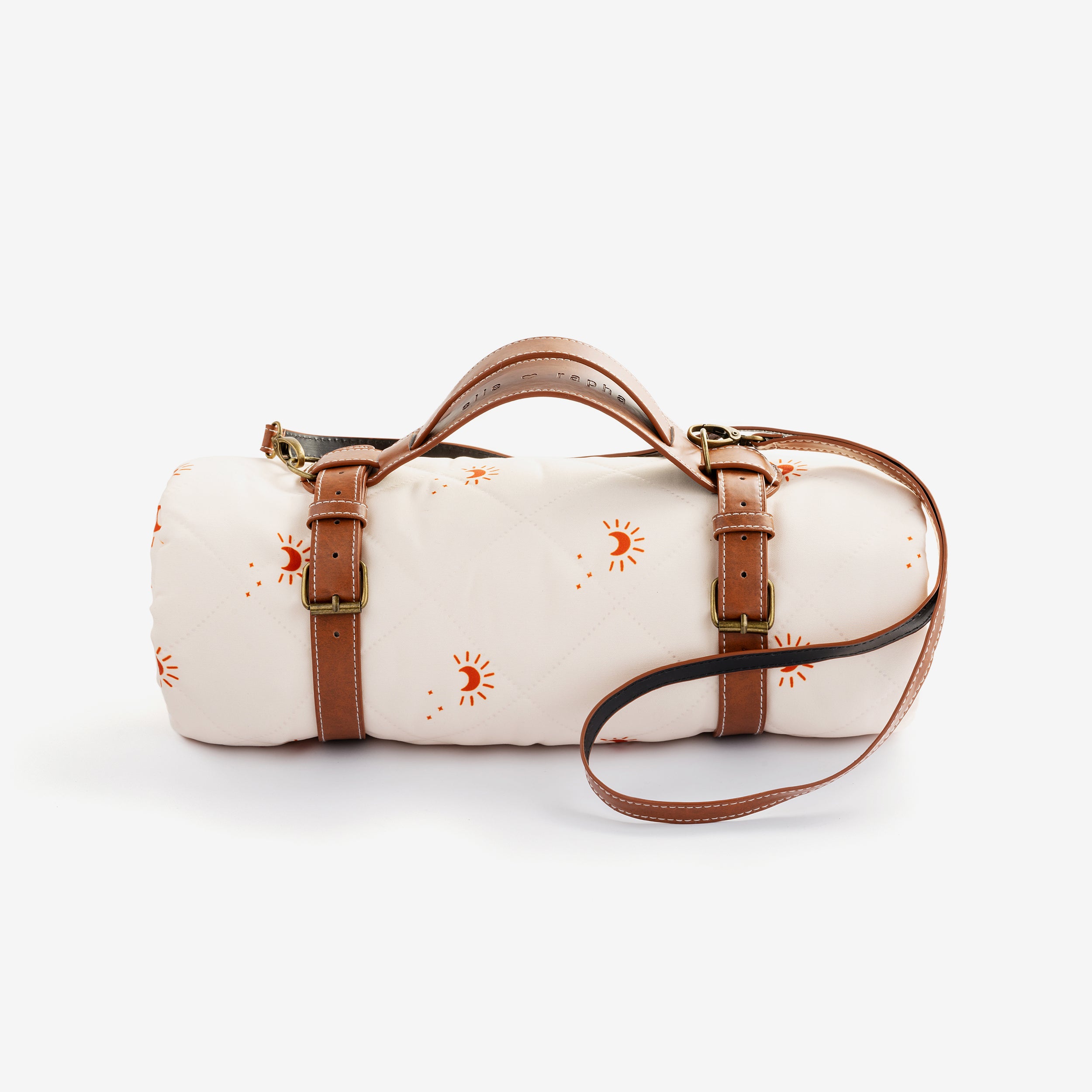 Ella and Rapha To The Moon coperta picnic beige 150x200