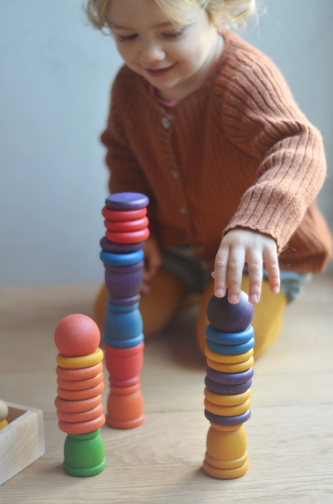 Grapat Starter Set gioco montessori in legno 67 pezzi