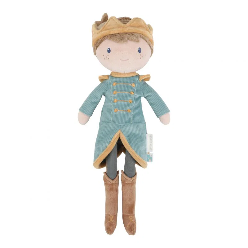 Little Dutch Cuddle Principe Jim bambola morbida 35 cm ciniglia