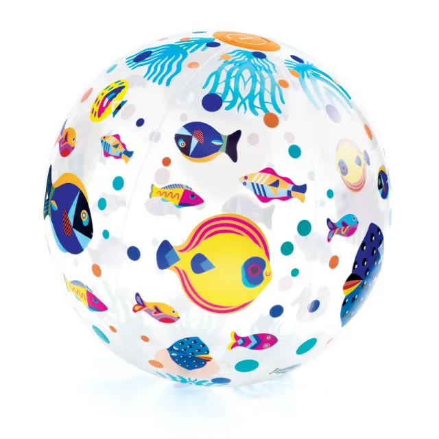 Djeco Fishes Ball pallone gonfiabile 35 cm mare