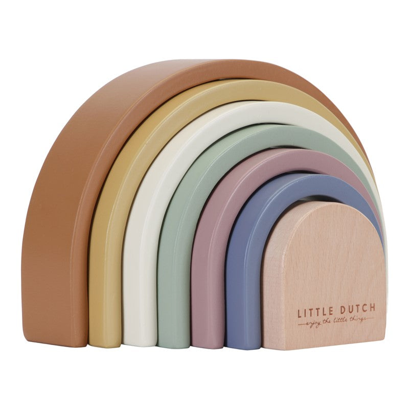Little Dutch Arcobaleno Impilabile Legno Vintage 7 Archi