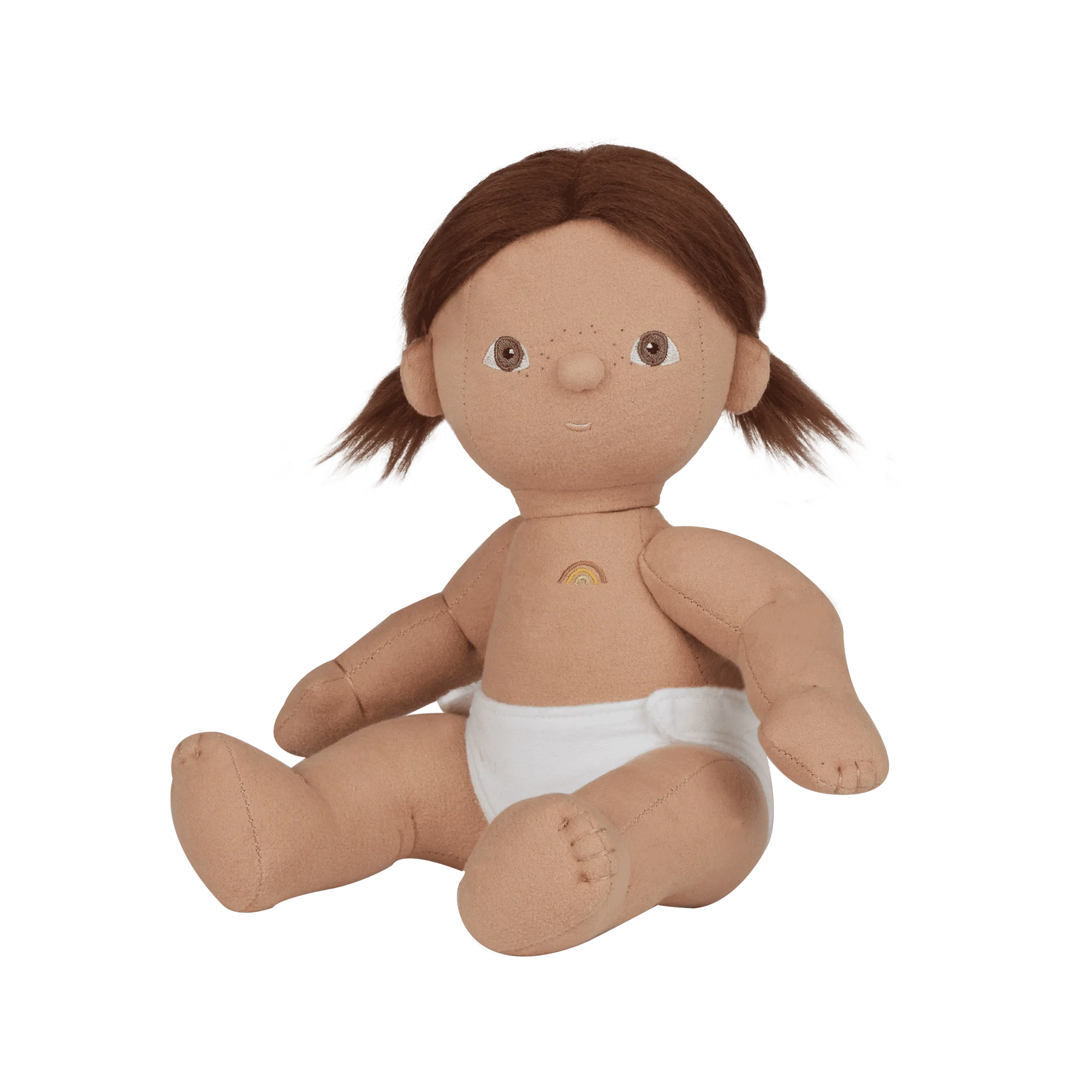 OlliElla Dinkum Dolls Dottie Bambola Morbida con Vestito