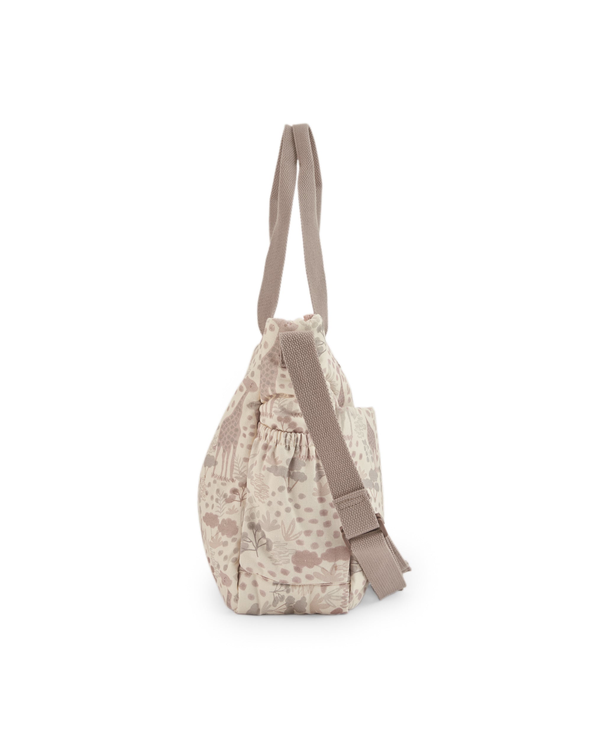 Tuc Tuc borsa fasciatoio beige giraffa tessuto