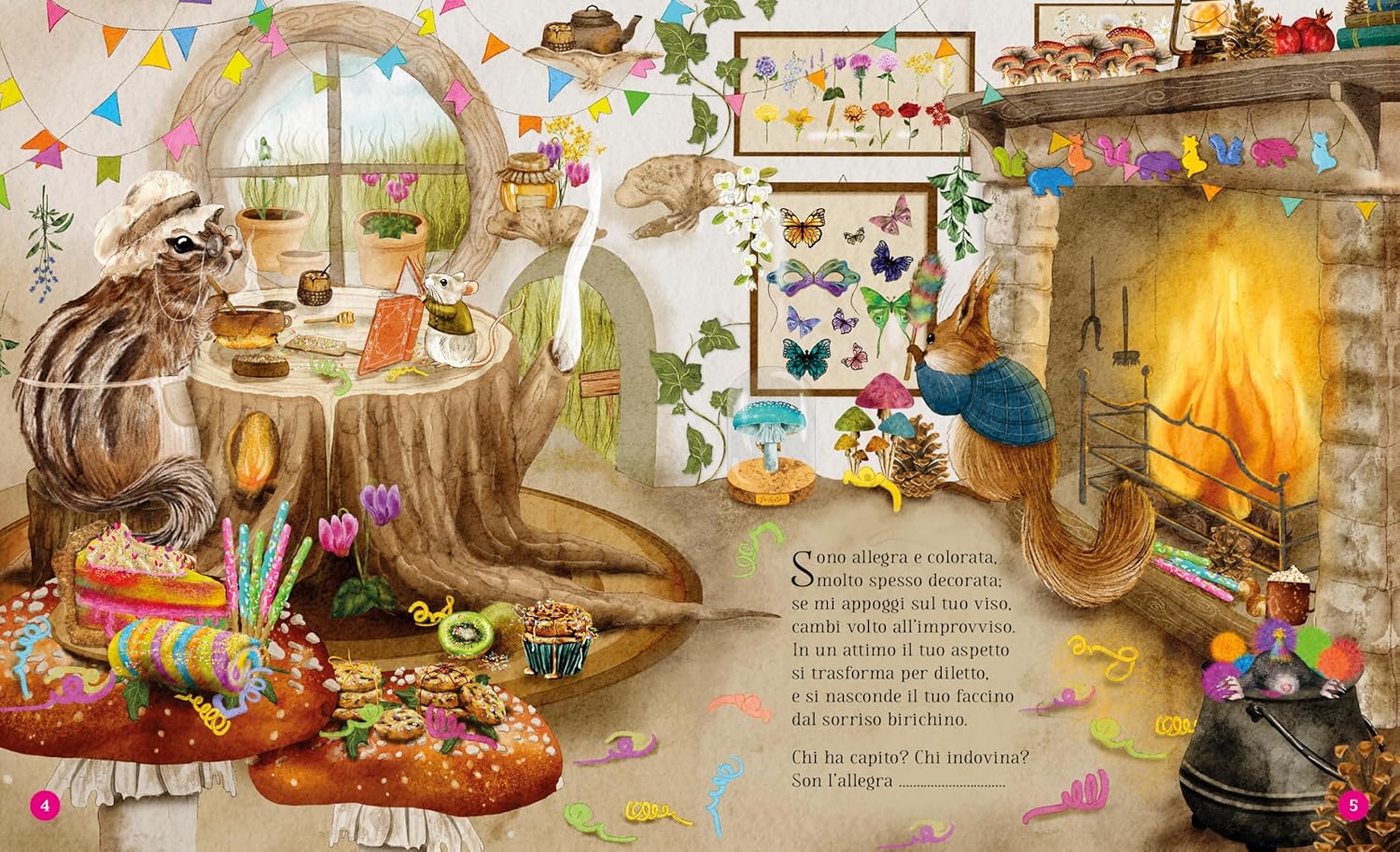 Sassi Carnevale nel bosco libro bambini 3 anni brossura