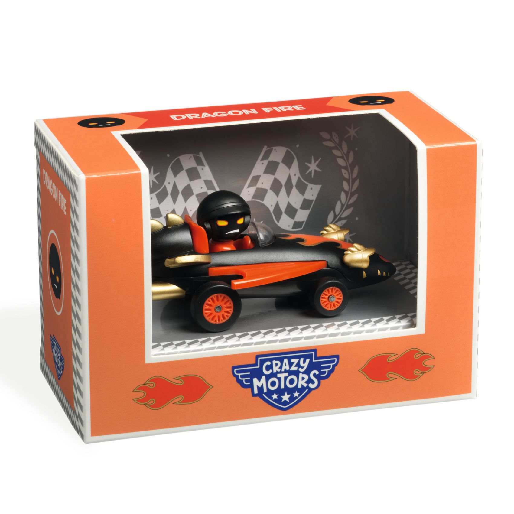 Djeco Crazy Motors Dragon Fire mini auto vinile 6,6 cm