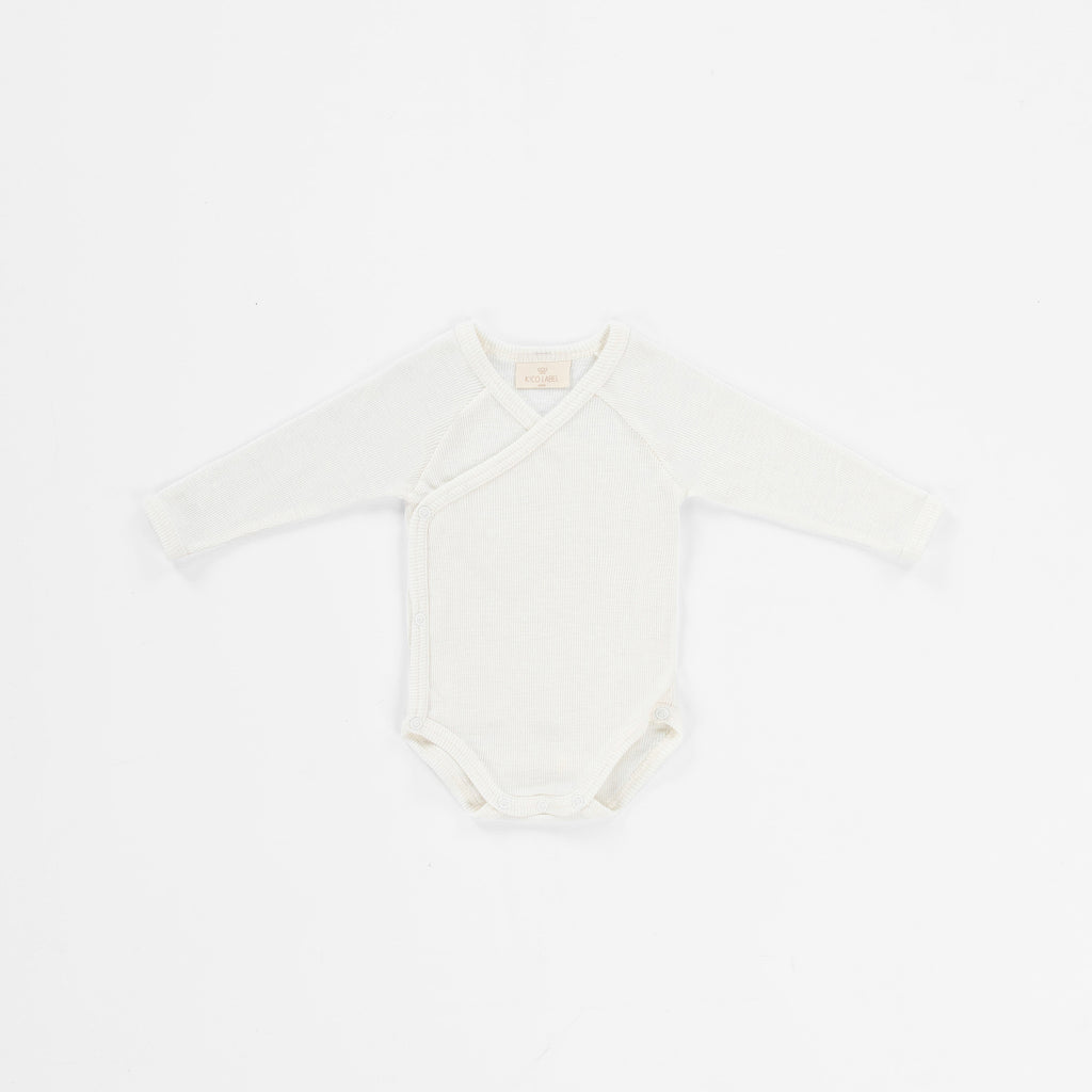 Kico Label body incrociato lana merino neonato