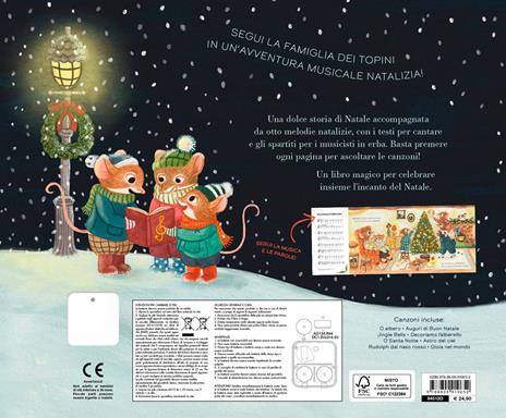 Giunti Le canzoni del Natale libro sonoro 8 melodie