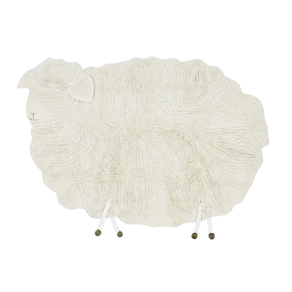 Lorena Canals Woolable Pink Nose Sheep tappeto lana 120x170