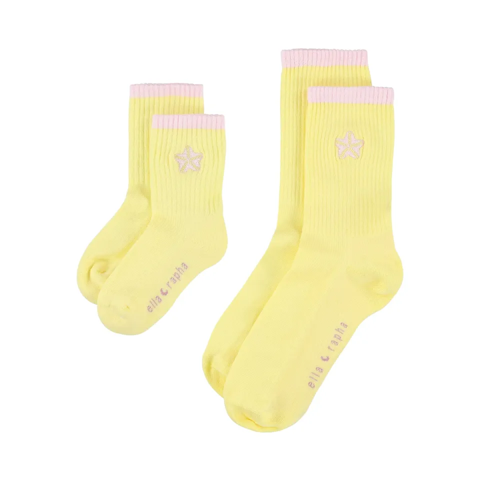 Ella and Rapha Starfish calzini bambino burro cotone