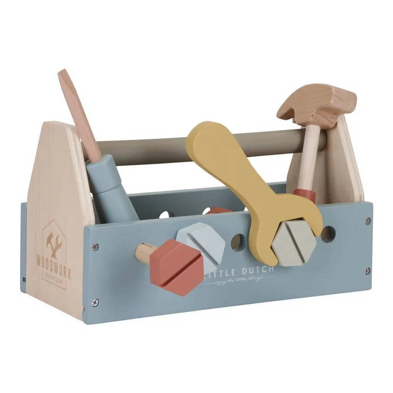 Little Dutch Cassetta Attrezzi Legno Giocattolo 12x25 cm