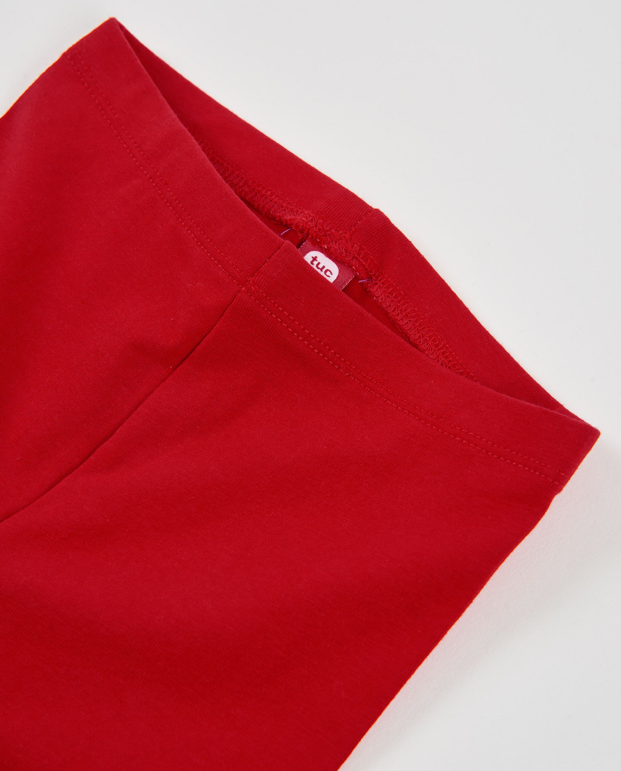 Tuc Tuc leggings bambina rossi fungo elastici