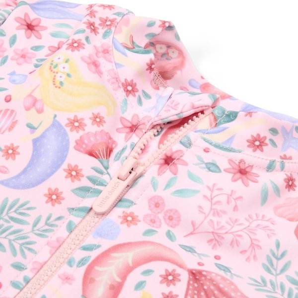 Little Dutch Sirene costume intero rosa UPF40+