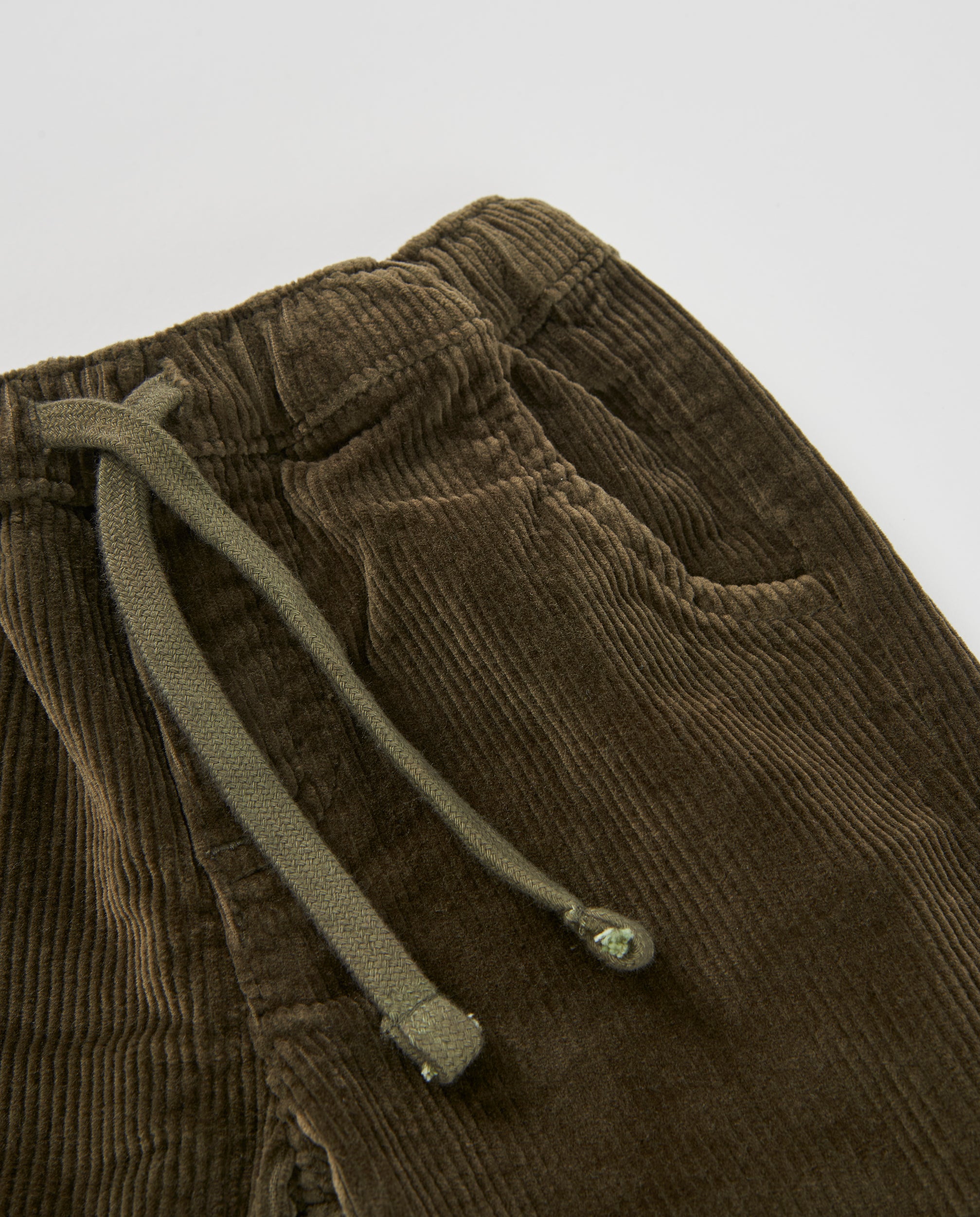 Tuc Tuc pantaloni bimbo velluto verde vita elastica
