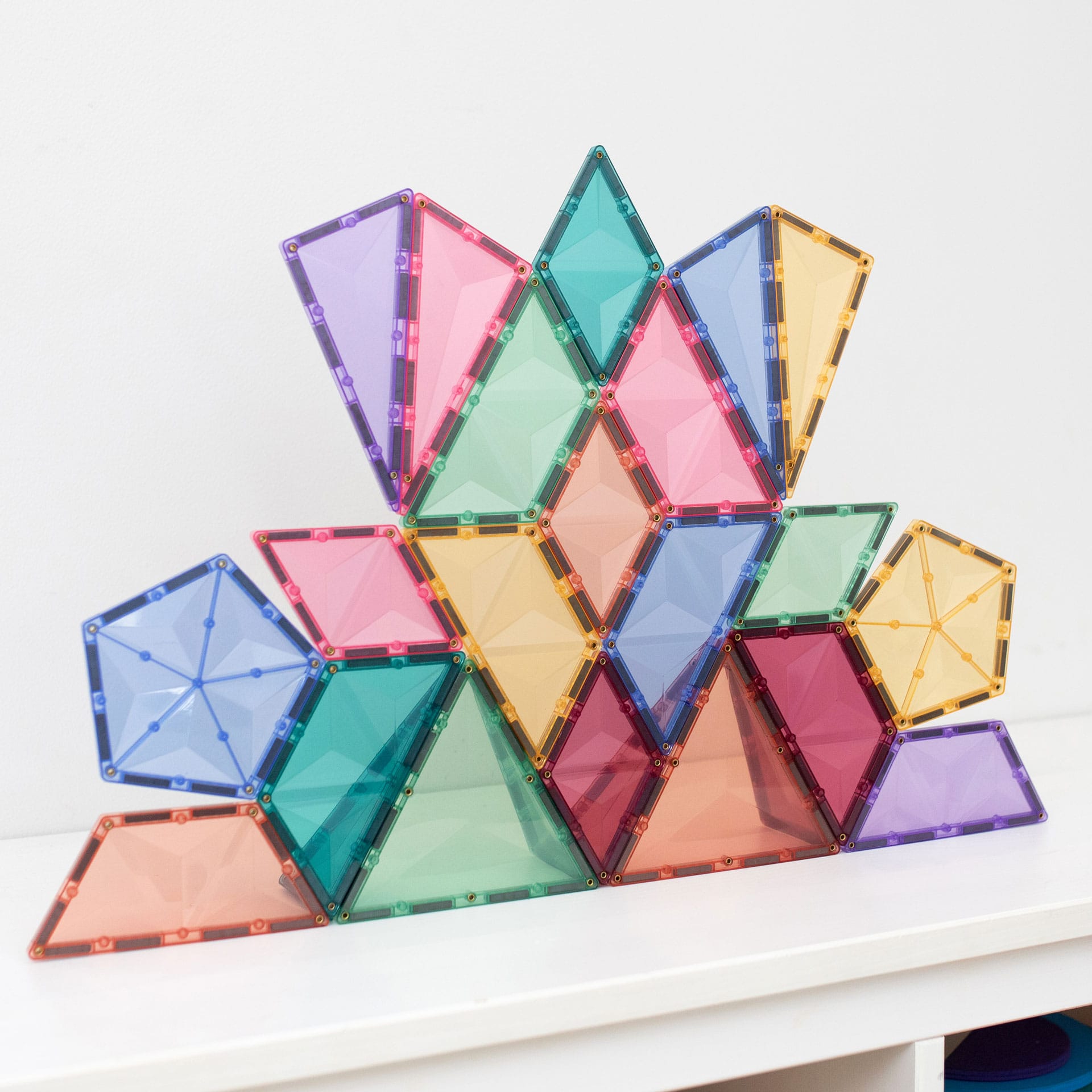 Connetix Pastel Shape Expansion costruzioni magnetiche 48 pezzi