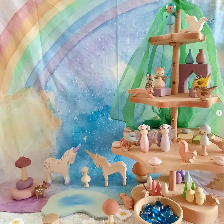 Wonderie Magical Sky telo gioco cotone bio XL 140x140